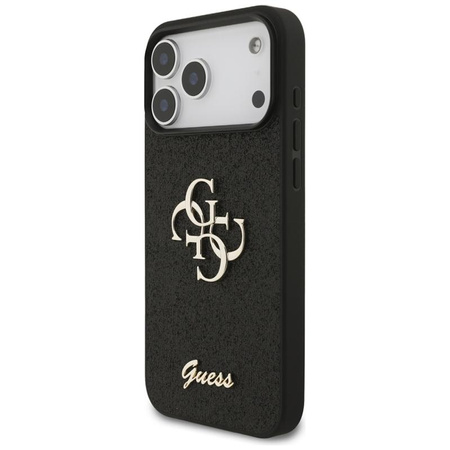 Guess Fixed Glitter Big 4G - Case for iPhone 17 Pro Max (black)