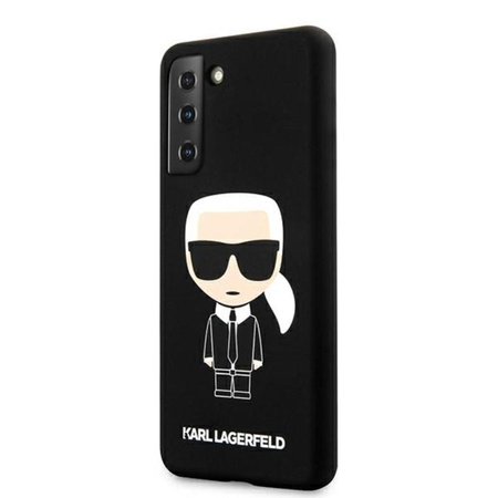 Karl Lagerfeld Fullbody Silicone Iconic - Coque Samsung Galaxy S21+ (Noir)