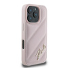 Karl Lagerfeld Quilted Signature - iPhone 16 Pro Max Case (pink)