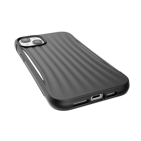 X-Doria Raptic Clutch - Biologisch abbaubare iPhone 14 Plus Hülle (Falltest 3m) (Schwarz)