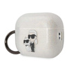 Karl Lagerfeld Glitter NFT Karl & Choupette - AirPods Pro 2 Case (Transparent)