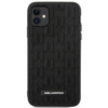 Karl Lagerfeld Monogram 3D Pattern - Case for iPhone 11 (Black)
