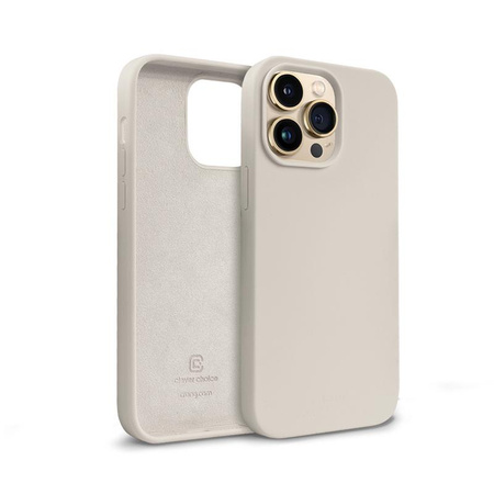 Crong Color Cover - iPhone 14 Pro Max Hülle (Steinbeige)