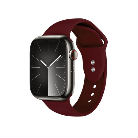 Crong Liquid - Řemínek pro Apple Watch 38/40/41/42 mm (vínový)