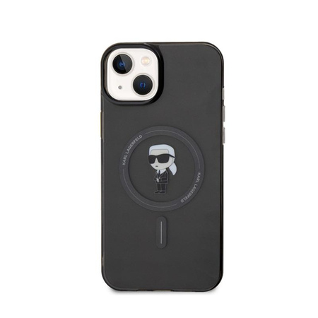 Karl Lagerfeld IML Ikonik MagSafe - pouzdro pro iPhone 15 Plus (černé)