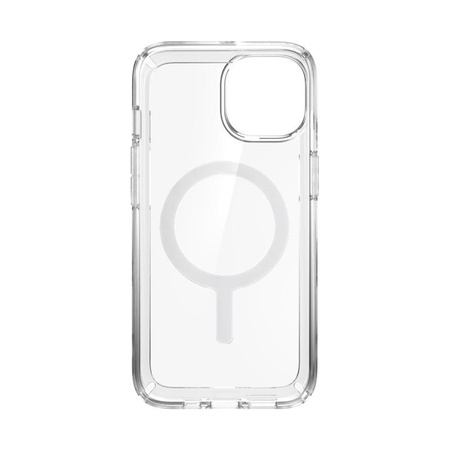 Speck Gemshell + MagSafe - Case for iPhone 14 / iPhone 13 with MICROBAN half (Clear)