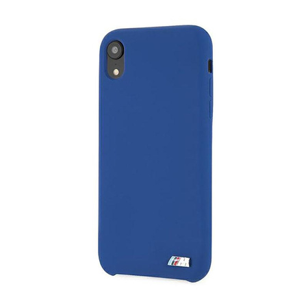 BMW Silicone M Collection - Coque pour iPhone Xr (bleu)