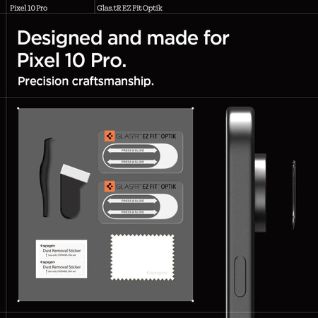 SZKŁO HARTOWANE NA APARAT DO GOOGLE PIXEL 10 PRO SPIGEN SZYBKA 9H 2 SZT