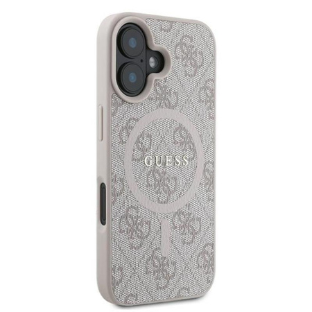 Guess 4G Ring Classic Logo MagSafe - iPhone 16 Plus Tasche (rosa)