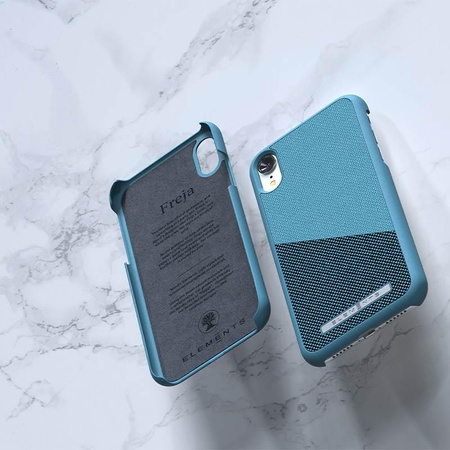 Nordic Elements Saeson Freja - Coque en matériau pour iPhone XR (Petrol)