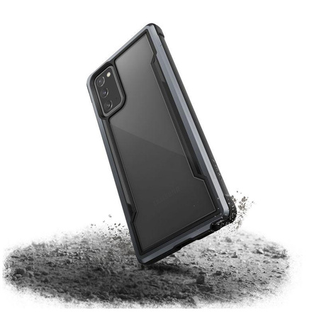 X-Doria Raptic Shield - hliníkové pouzdro pro Samsung Galaxy Note 20 (pádový test 3 m) (černé)