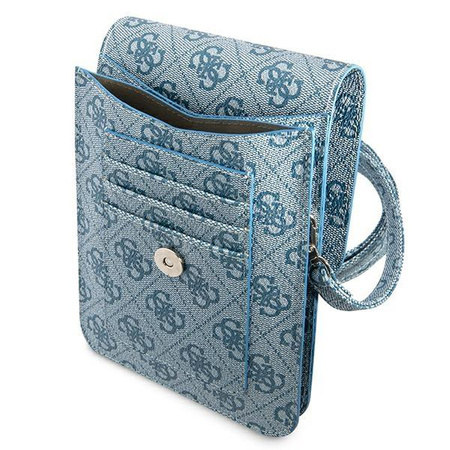 Guess Wallet 4G Triangle Logo Phone Bag – Torba na smartfona i akcesoria (Blue)