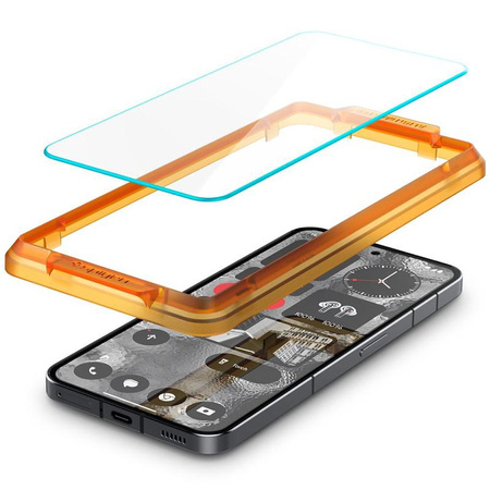 Spigen Alm Glas.TR 2-Pack - Verre trempé pour Nothing Phone 2 (Transparent)