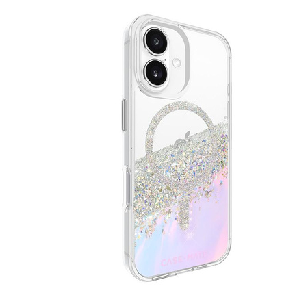 Case-Mate Karat MagSafe - iPhone 16 Tasche (Holographische Seifenblase)