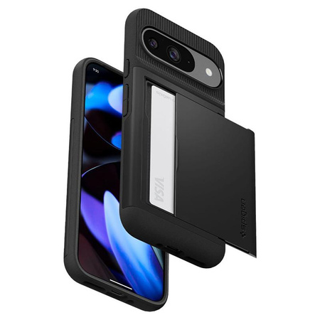 Spigen Slim Armor CS - Étui pour Google Pixel 9 / 9 Pro (Noir)