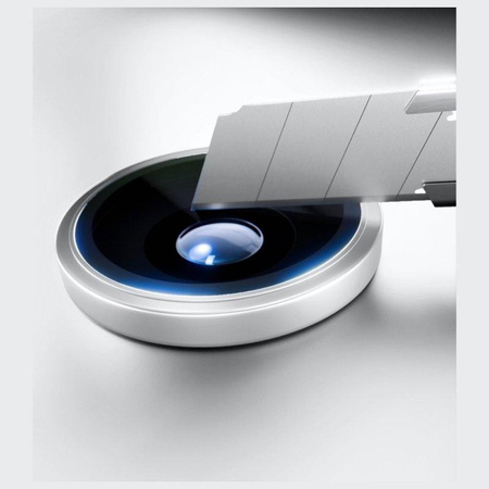 3mk HARDY Lens Protection Pro - Sklo na objektiv fotoaparátu iPhone 17 Pro / iPhone 17 Pro Max (Silver)