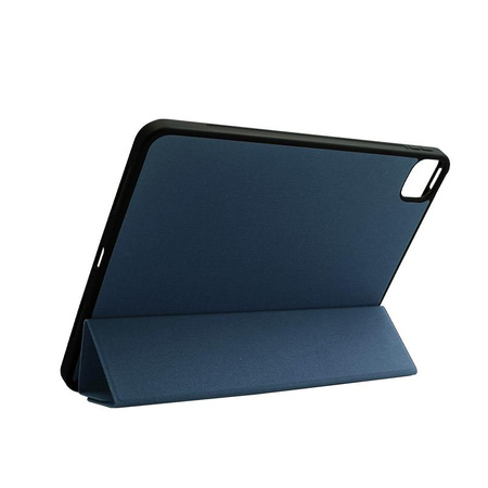 Crong FlexFolio - Étui pour iPad Air 11 M3 (2025) / iPad Air 11 pouces M2 (2024) / iPad Air 10.9" (5th-4th gen.) / iPad Pro 11" (2022-2021) avec Apple Pencil (bleu)