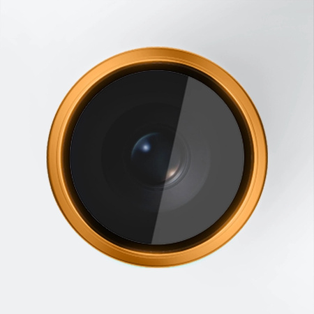 3mk HARDY Lens Protection Pro - Kameraschutzglas für iPhone 17 Pro / iPhone 17 Pro Max (Orange)