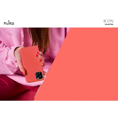 PURO ICON Cover - Pouzdro pro iPhone 11 Pro Max (pískově růžové)