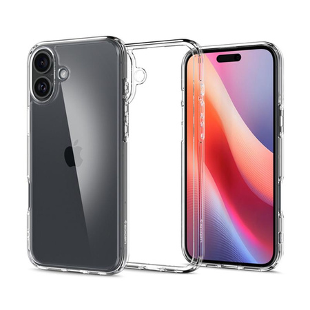 Spigen Ultra Hybrid - Coque pour iPhone 16 (Transparent)
