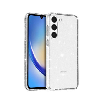 Etui Crong Glitter - Etui Samsung Galaxy A34 5G (Transparent)