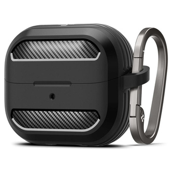Spigen Rugged Armor - Etui pour Samsung Galaxy Buds 3 / 3 Pro (Noir mat)