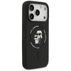 Etui do iPhone 17 Pro do MagSafe Karl Lagerfeld Oryginalne Czarne Silikon