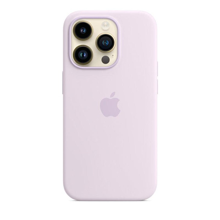 Apple Silicone Case - Silicone Case with MagSafe for iPhone 14 Pro (lilac)