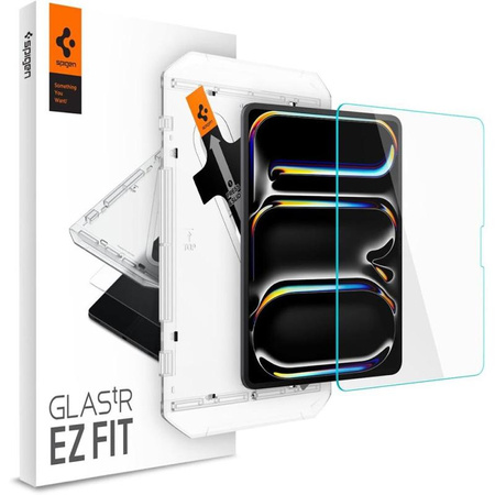 Spigen GLAS.TR EZ FIT - Gehärtetes Glas für iPad Pro 13" (M4, 2024) (Transparent)