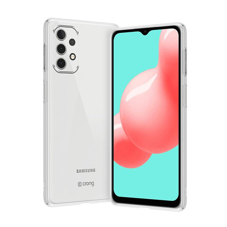 Crong Crystal Slim Hülle - Samsung Galaxy A32 5G Gehäuse (Transparent)
