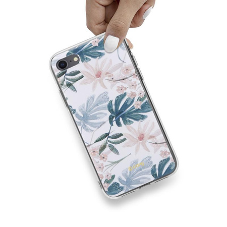 Crong Flower Case - pouzdro pro iPhone SE (2022/2020) / 8 / 7 (vzor 01)