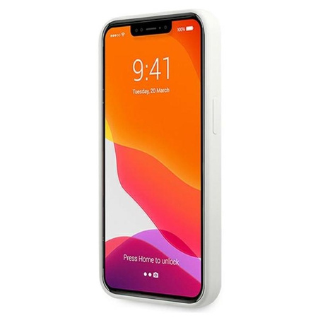 Karl Lagerfeld Silikon Karl & Choupette - iPhone 13 Hülle (weiß)