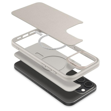 Spigen Cyrill Kajuk Mag MagSafe - Pouzdro pro iPhone 16 Pro Max (Krémový)