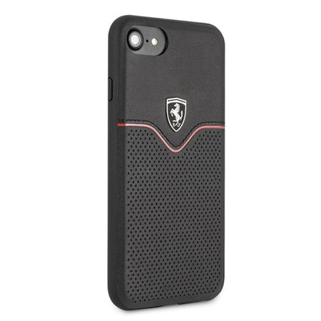 Ferrari Victory - Etui cuir iPhone 8 / 7 (noir)