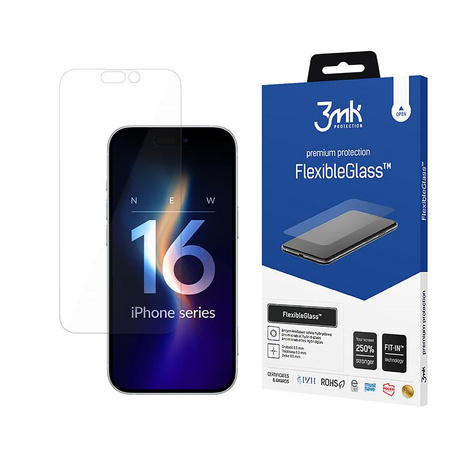 3mk FlexibleGlass - Verre hybride pour iPhone 16