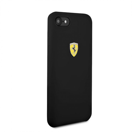 Ferrari Silicone Hard Case - Etui iPhone 8 / 7 (czarny)