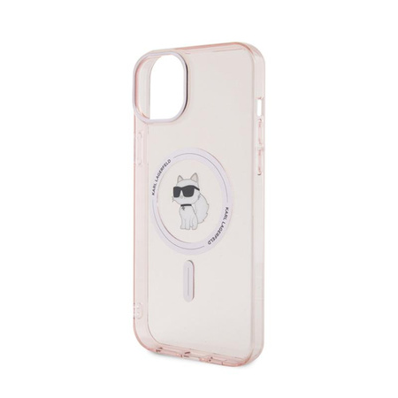 Karl Lagerfeld IML Choupette MagSafe - iPhone 15 Plus Case (pink)