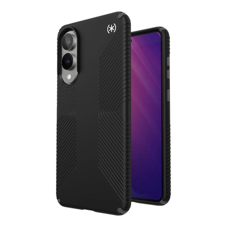 Speck Presidio2 Grip Magnet - Case Samsung Galaxy S25 Edge MagSafe (Black/Slate Grey/White)