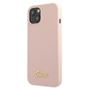 Étui Guess Silicone Script MagSafe - iPhone 13 (rose)