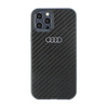 Audi Carbon Fiber - Hülle für iPhone 12 / iPhone 12 Pro (Schwarz)