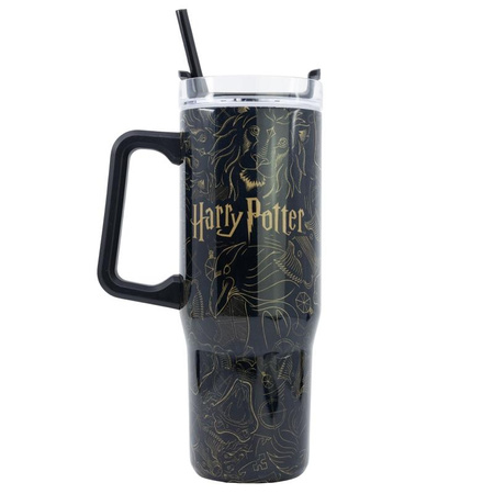 Harry Potter - Mug thermique XL Rambler en acier inoxydable de la collection Golden Magic 940ml