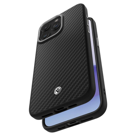 Spigen Enzo Aramid MagSafe - iPhone 15 Pro Max Case (Black)
