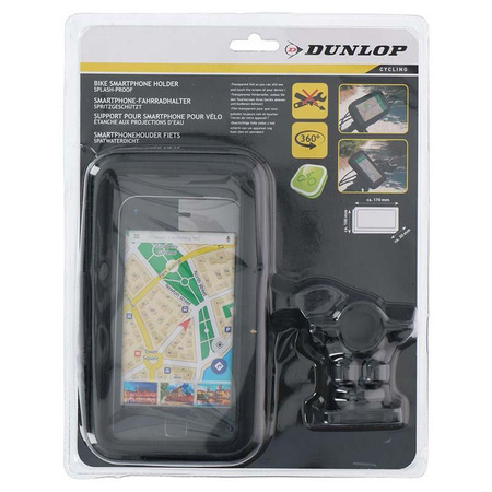 Dunlop - Universelle Fahrradhalterung für Smartphones von 5,8" bis 6,7"