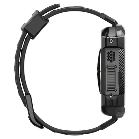 Spigen Rugged Armor Pro - Armband mit Gehäuse für Apple Watch Ultra 49 mm (Schwarz)