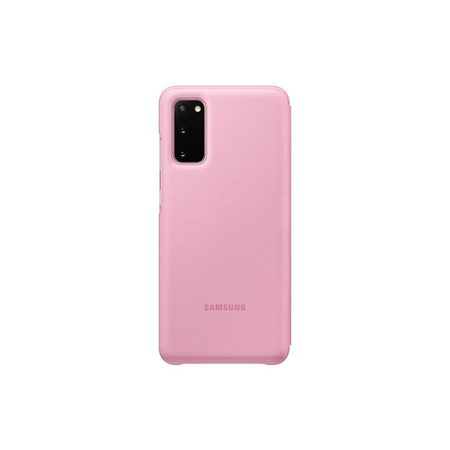 Samsung LED-Ansicht Abdeckung - Samsung Galaxy S20 Fall (Rosa)