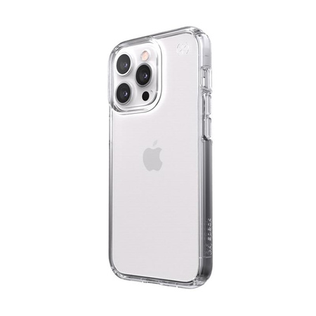 Speck Presidio Perfect-Clear - iPhone 13 Pro Case with MICROBAN Coating (Clear)