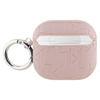 Karl Lagerfeld Monogram Karl & Choupette Head - AirPods 4 tok (rózsaszín)