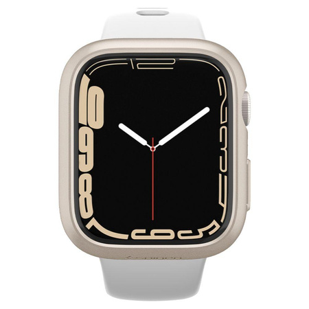 Spigen Thin Fit - tok Apple Watch 8 / Watch 7 41 mm-es órához (Starlight)