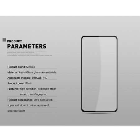 Mocolo 2.5D Full Glue Glas - Schutzglas für Huawei P40