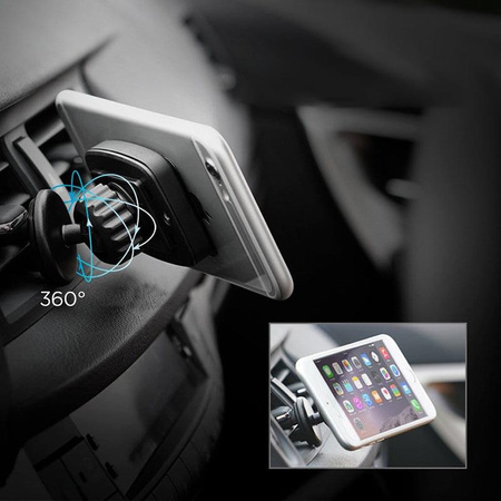 Spigen Premium Air Vent Magnetic Car Mount A201 - Car Mount (Black)